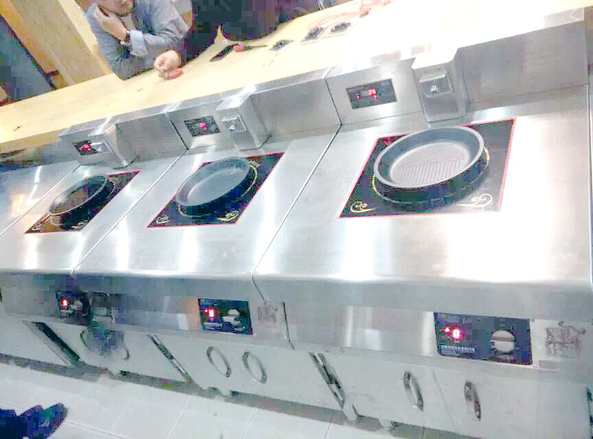 commercial induction ranges