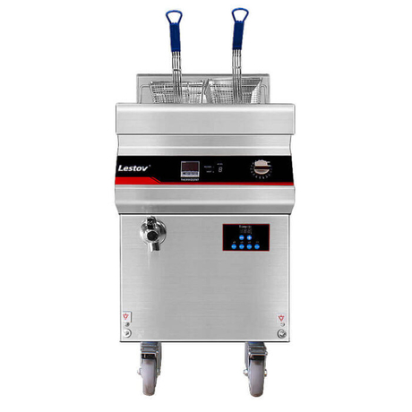 Stainless Steel Double Baskets Restaurant Induction Deep Fryer LT-ZLII-E112