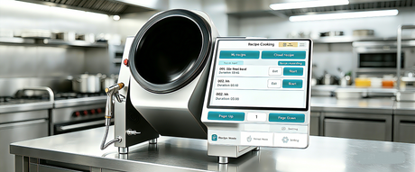 Touch screen control panel - Lestov automatic stir frying machine.png