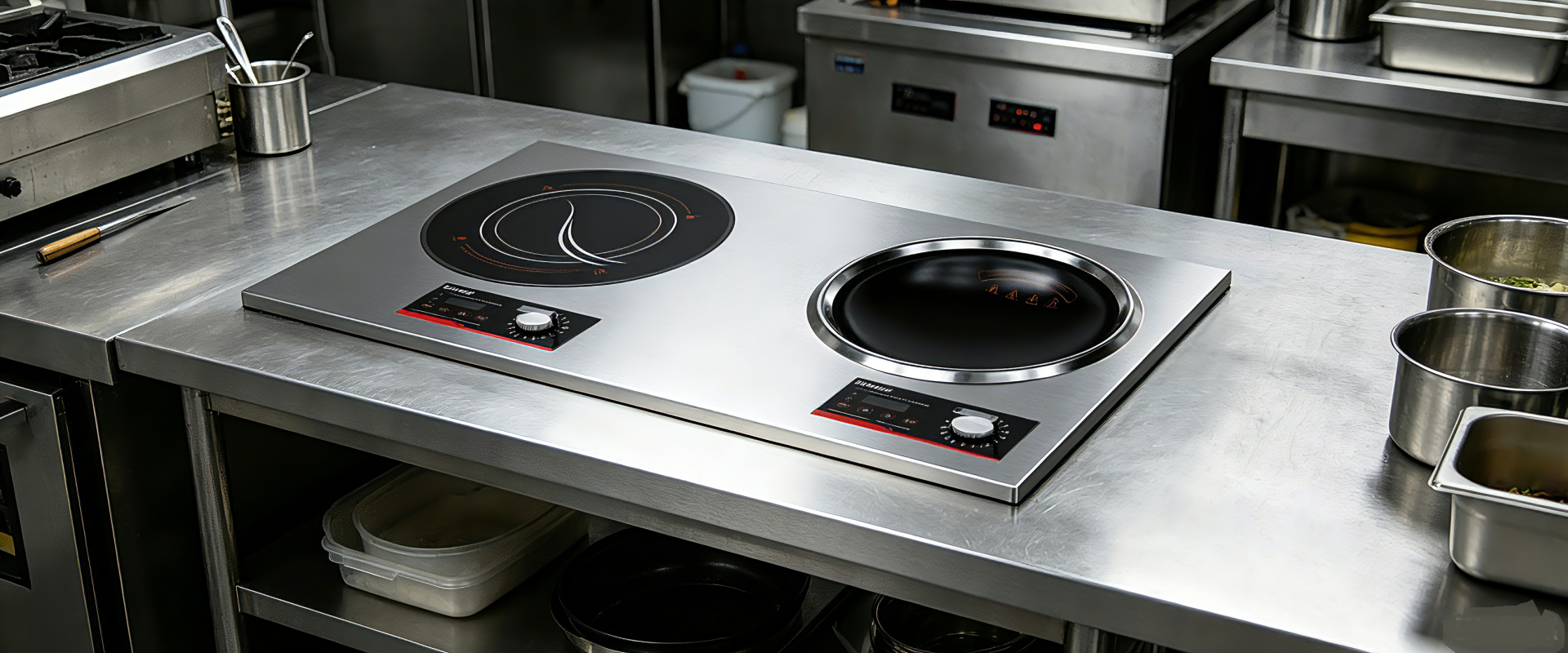 Lestov built-in restaurant induction cooker