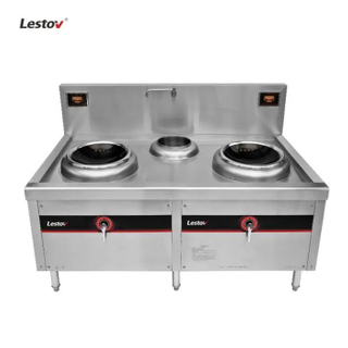 Factory Price Double Burners Induction Wok Cooker With Sinks LT-X400Ⅱ-E108Y
