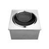 220v Push Button Built-in Induction Wok Cooker with Control Panel