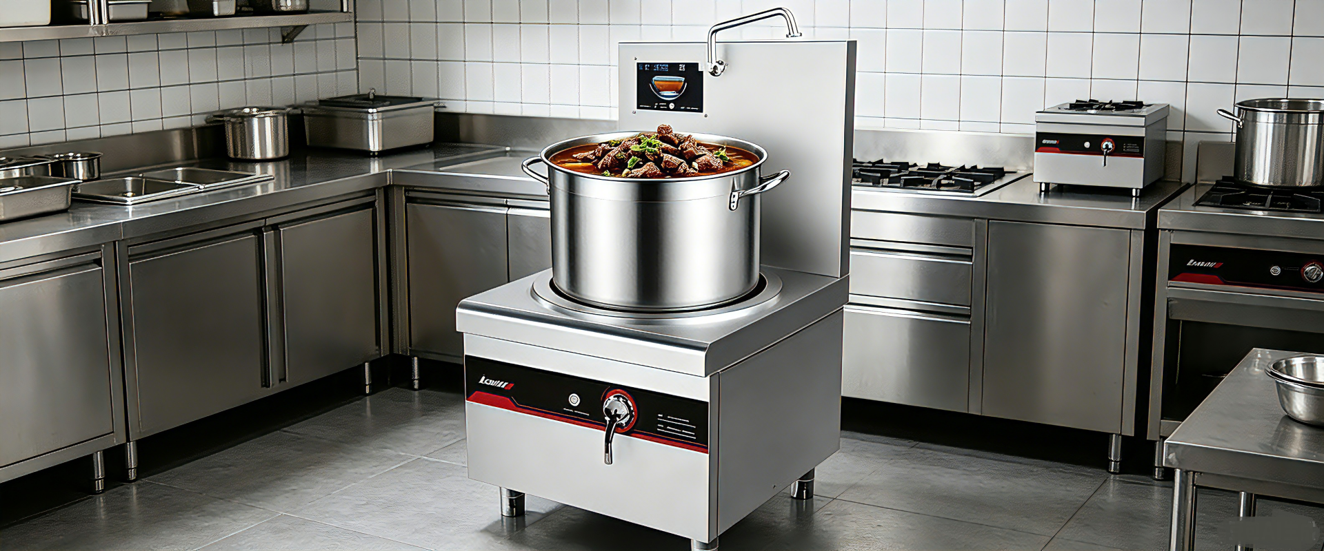 Lestov restaurant induction soup boiler