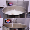Double Burners Commercial Induction Soup Cooker With Glass Ceramic