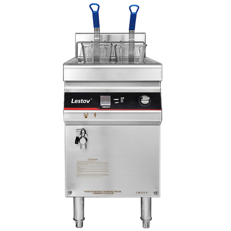 Double Baskets Commercial Induction Deep Fat Chip Fryer LT-ZLII-E112