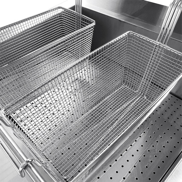 Built-in Filtration Systems Induction Commercial Deep Fat Fryer 