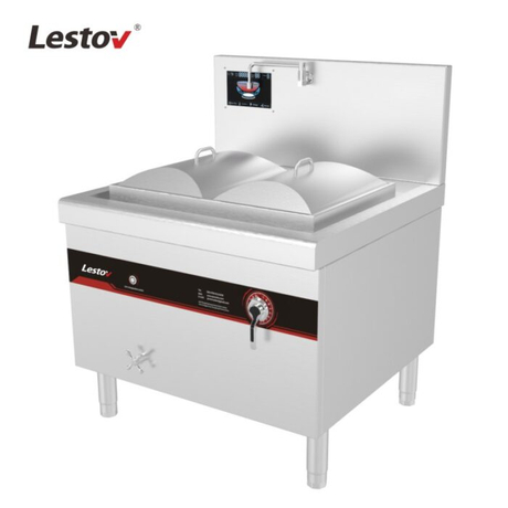 Industrial Kitchen Induction Rice Roll Steamer for Cantonese Food