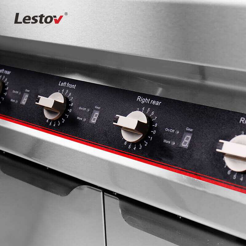 Automatic Cooking 6 Burners Commercial Induction Cooktop LT-B300VI-E235