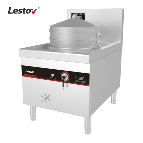 7-Holes Stainless Steel Commercial Kitchen Induction Dim Sim Steamer LT-QXL-E115
