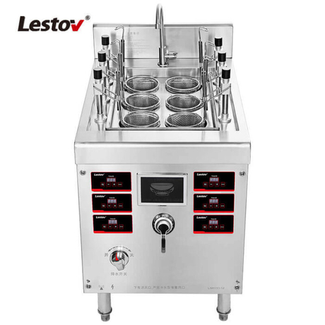 6 Baskets Automatic Induction Pasta Cooker for Restaurant LT-ZMVI-E112
