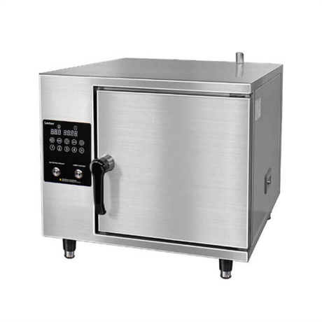 4-Tiers Stainless Steel Countertop Commercial Induction Food Steamer
