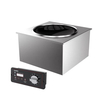220v Push Button Built-in Induction Wok Cooker with Control Panel