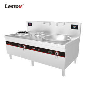 Custom Combined Induction Stove Commercial for Restaurant Appliance