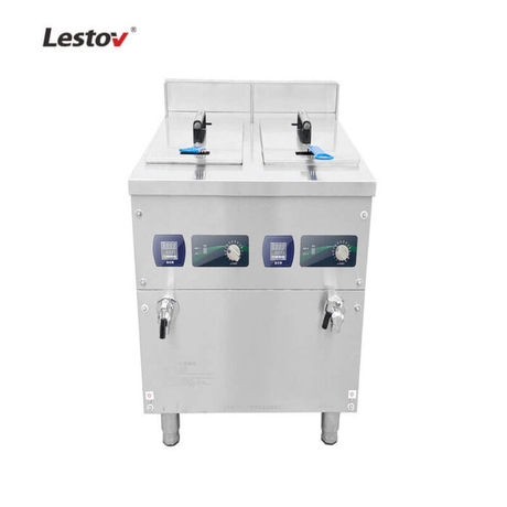 Two Baskets Industrial Kitchen Induction Chip Fryer LT-ZAL-E108