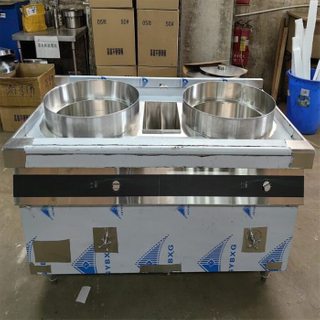 Commercial Induction Cooker with Two Dim Steamers