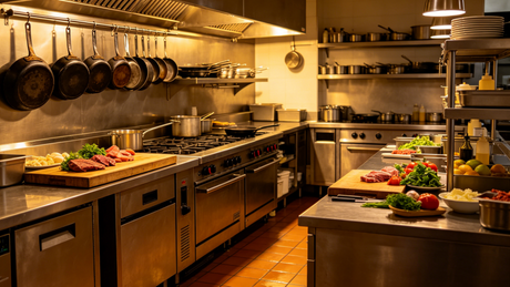 Restaurant Kitchen - Commercial induction griddle.png