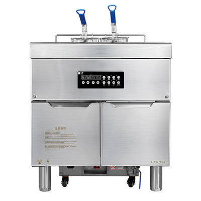Built-in Filtration Systems Induction Commercial Deep Fat Fryer 