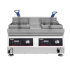 Commercial Deep Fryer Double Tank Countertop Induction Fryer for Restaurant LT-TZL-S135