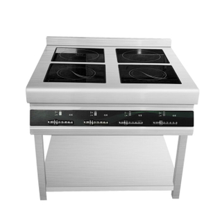 2 Burner Commercial Induction Cooktop With Electric Stove LT-B300II+DTLII