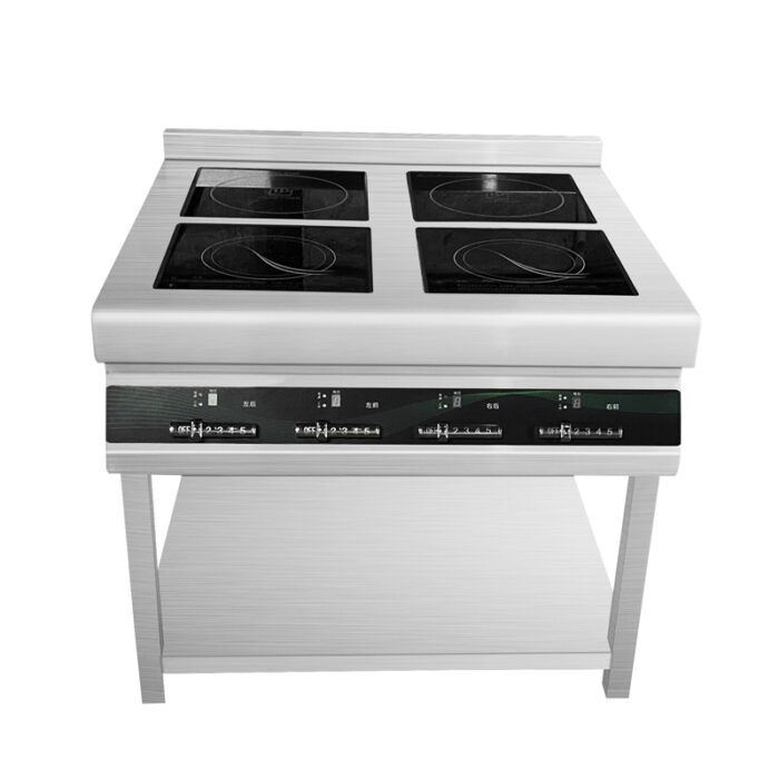 2 Burner Commercial Induction Cooktop With Electric Stove LT-B300II+DTLII