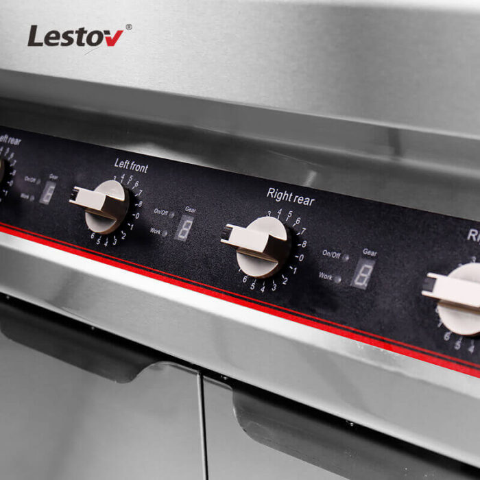 Four Hobs 2 Burners Commercial Induction Wok Cooker LT-B300VI-B105