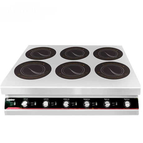 6 Burner Heavy Duty Induction Cooker For Restaurant LT-TBZ300VI-B135