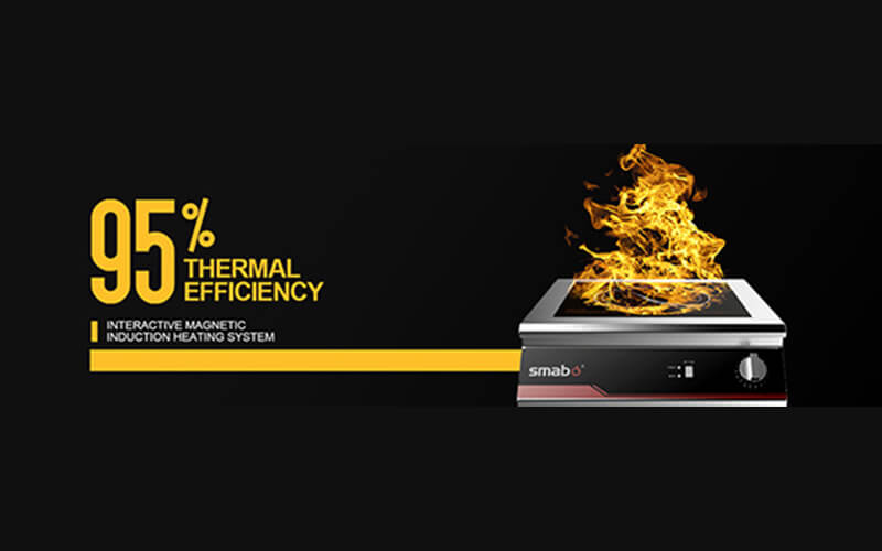 95% heating efficiency of induction cooker